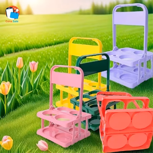 رف الزجاجات البلاستيكي القابل للطي