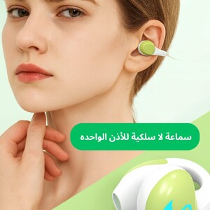 سماعة أذن لاسلكية رياضية بتصميم مريح – عمر بطارية طويل وصوت عالي الدقة