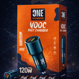 شاحن سيارة one tik vooc fast charger 120w