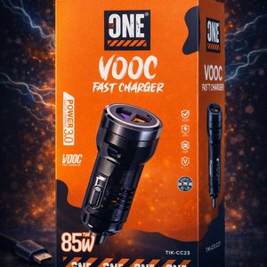 شاحن سيارة one tik vooc fast charger 85w