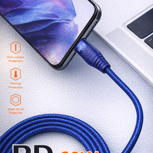 وصلة شاحن تايب سي| تايب سي meidou 60w