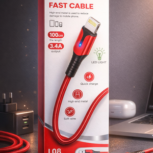 وصلة شاحن للايفون|S JO fast cable