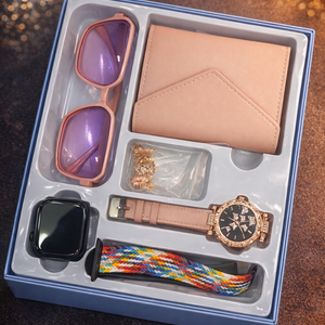 Luxury Smart Watch Gift Set – Butterfly Edition بكج الساعة الذكية الفاخر – إصدار الفراشة 🦋