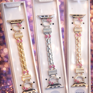 سوار بلوم الملكي – Royal Bloom Apple Watch Band