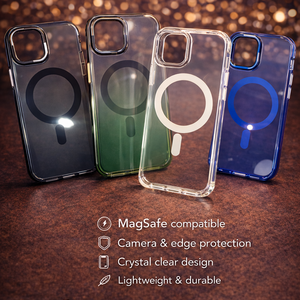 كفر حماية شفاف مغناطيسي (MagSafe) لآيفون 12 / 12 برو