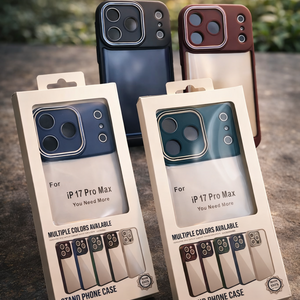 Clear Shield Mag Case – iPhone 17 Pro Max كفر شفاف بإطار مطاطي وحماية كاميرات