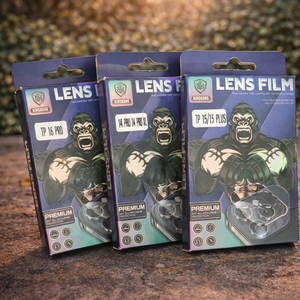 KingKong Premium Lens Film – واقي عدسات كينغ كونغ | آيفون ١٤ / ١٤ برو / ١٥ / ١٥ بلس / ١٦ برو