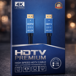 HDTV Premium 4K Ultra HD Cable – HDMI 2.0 High Speed