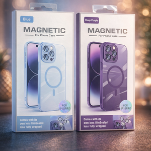 MagSafe Clear Magnetic Case – iPhone 15 Pro كفر شفاف مغناطيسي مخصص لـ iPhone 15 Pro