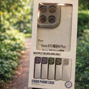 Clear Stand Armor Case for Honor X7C & Honor 60 Plus