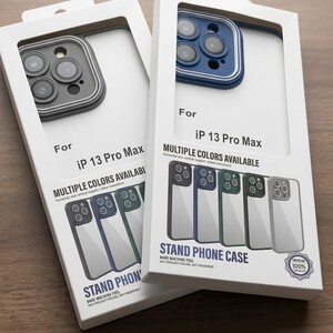 "PureShield Stand Case" "كفر الحماية الشفاف مع مسند"ايفون ١٣برو ماكس.