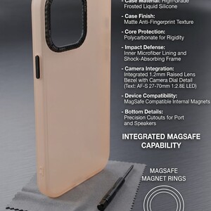 كفر "إيدج برو" المطفي - إصدار عدسة الكاميرا الاحترافية (iPhone 14 Pro Max).