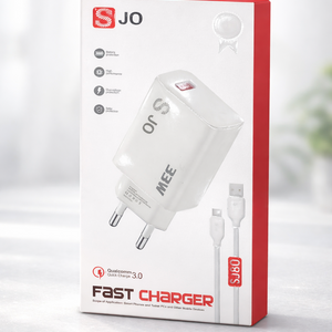 SJO SJ80 Fast Charger – شاحن سريع Type-C مع كابل