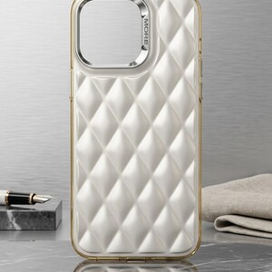Diamond Gloss Luxe Case (غلاف "الماسة البيضاء" لإصدارات iPhone 15 Pro Max)