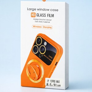 كفر آيفون 15 برو ماكس مغناطيسي مع حامل دائري (Magnetic Ring Case)