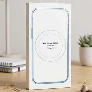 كفر MagSafe المغناطيسي الشفاف – لإصدارات iPhone 7 Plus / 8 Plus