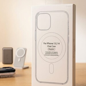 MagSafe Crystal Clear Case for iPhone 13/14 كفر الحماية الكريستالي مع خاصية MagSafe لآيفون 13/14