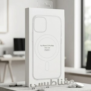 كفر الحماية الكريستالي "ماج سيف" (MagSafe Crystal Clear Case) 13 pro max