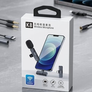 ميكروفون K8 اللاسلكي الذكي (Wireless Microphone K8)