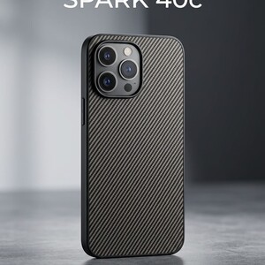 كفر "كاربون فيبر" الفاخر لهاتف Spark 40c