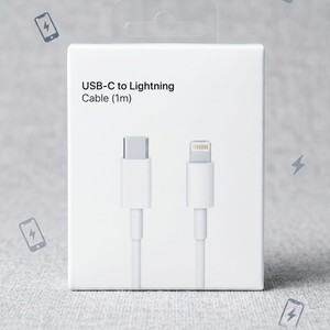 كابل آبل الأصلي (USB-C to Lightning) - طول 1 متر