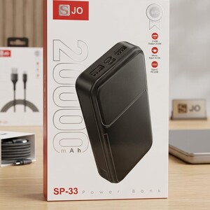 SJO PowerBank SP-33 | طاقة هائلة بقوة 20,000 مللي أمبير