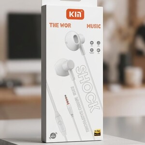 سماعات سلكية KIN SHOCK K815 عالية الدقة بميكروفون مدمج