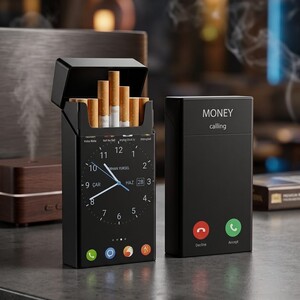 حافظة سجائر "موني كولينج" الذكية | Money Calling Cigarette Case